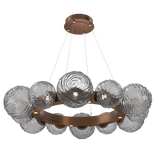 Gaia Radial Ring Chandelier Medium Oil Rubbed Bronze Smoke By Hammerton