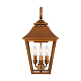 Galena Outdoor Lantern Medium Natural Copper By Visual Comfort Studio