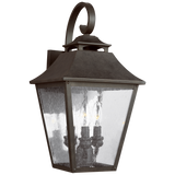 Galena Outdoor Lantern Medium Sable By Visual Comfort Studio