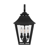 Galena Outdoor Lantern Medium Textured Black By Visual Comfort Studio