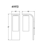 Colonne Outdoor Wall Sconce by Eurofase