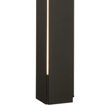 Gallery Outdoor Wall Light Medium, shown in Coastal Dark Smoke, by Hubbardton Forge