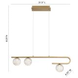 Phillimore Linear Chandelier by Eurofase