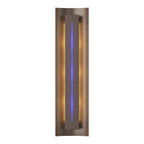 Gallery Wall Sconce in Bronze, Blue Glass by Hubbardton Forge