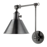 Garden City Swing Arm Wall Sconce - 33 Inch Reach - Old Bronze by Hudson Valley