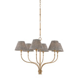 Garnerville Chandelier - 6 Light - Mimosa Moss by Hudson Valley