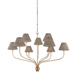 Garnerville Chandelier - 9 Light - Mimosa Moss by Hudson Valley
