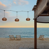 Garota Catenary S 27 4L Outdoor Pendant Brown By Bover Lifestyle View