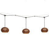 Garota Catenary S 27 4L Outdoor Pendant Brown By Bover