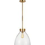 Garrett Pendant — 24 1/4", Burnished Brass