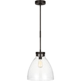 Garrett Pendant — 24 3/8", Aged Iron