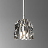 Gatsby 1-Light Mini Pendant detail in Sterling, by Hubbardton Forge