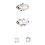 Gatsby 3-Light LED Pendant, shown in Modern Brass, by Hubbardton Forge