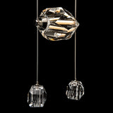 Gatsby 3-Light LED Pendant detail in Modern Brass, by Hubbardton Forge
