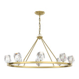 Gatsby 8-Light Chandelier in Modern Brass by Hubbardton Forge