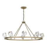 Gatsby 8-Light Chandelier in Soft Gold by Hubbardton Forge