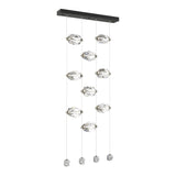 Gatsby 9-Light LED Chandelier in Ink by Hubbardton Forge