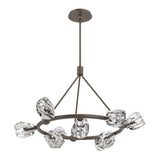 Gatsby 9-Light Ring Chandelier in Bronze by Hubbardton Forge