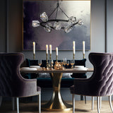 Gatsby 9-Light Ring Chandelier lifestyle view by Hubbardton Forge