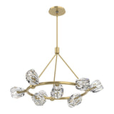 Gatsby 9-Light Ring Chandelier in Modern Brass by Hubbardton Forge
