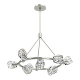 Gatsby 9-Light Ring Chandelier in Sterling by Hubbardton Forge