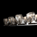 Gatsby Vanity Light 5 Light detail in Vintage Platinum, by Hubbardton Forge