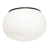 Gelasin Flush Mount 10 Inch Black