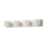 Gem Bath Vanity by ET2 - 4-Light SV Shade