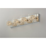 Gem Bath Vanity by ET2 - 4-Light SV Shade