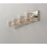 Gem Bath Vanity with PC Shade by ET2 - 4-Light