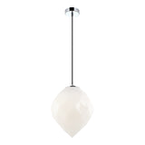 Gemma Pendant 10 Inch White