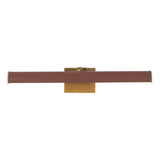 Gemma Picture Light — Vintage Brass/Burgundy