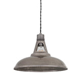 Geneva Industrial Pendant - Antique Silver