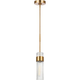 Geneva Pendant — 3 3/8", Burnished Brass