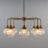 Genoa Single Tier Chandelier - Antique Brass