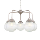 Genoa Single Tier Chandelier - Antique Silver
