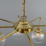 Genoa Single Tier Chandelier - Polished Brass