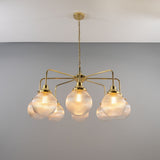 Genoa Single Tier Chandelier Satin Brass