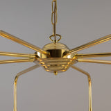Genoa Single Tier Chandelier Satin Brass