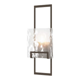 Geo Wall Sconce in Bronze, Clear Glass by Hubbardton Forge