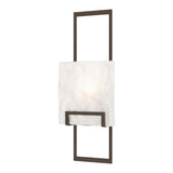 Geo Wall Sconce in Bronze, Frosted Glass by Hubbardton Forge