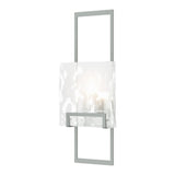 Geo Wall Sconce in Vintage Platinum, Clear Glass by Hubbardton Forge