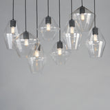 Geode Chandelier Black by Maxim Lighting