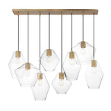 Geode Chandelier Natural Aged Brass by Maxim Lighting