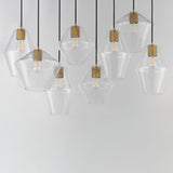 Geode Chandelier Natural Aged Brass by Maxim Lighting