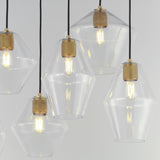 Geode Chandelier Natural Aged Brass by Maxim Lighting