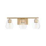 Geode Vanity Light Natural Aged Brass by Maxim Lighting