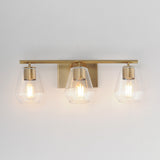 Geode Vanity Light Natural Aged Brass by Maxim Lighting
