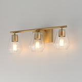 Geode Vanity Light Natural Aged Brass by Maxim Lighting