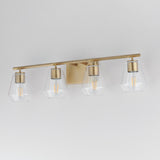 Geode Vanity Light Natural Aged Brass by Maxim Lighting